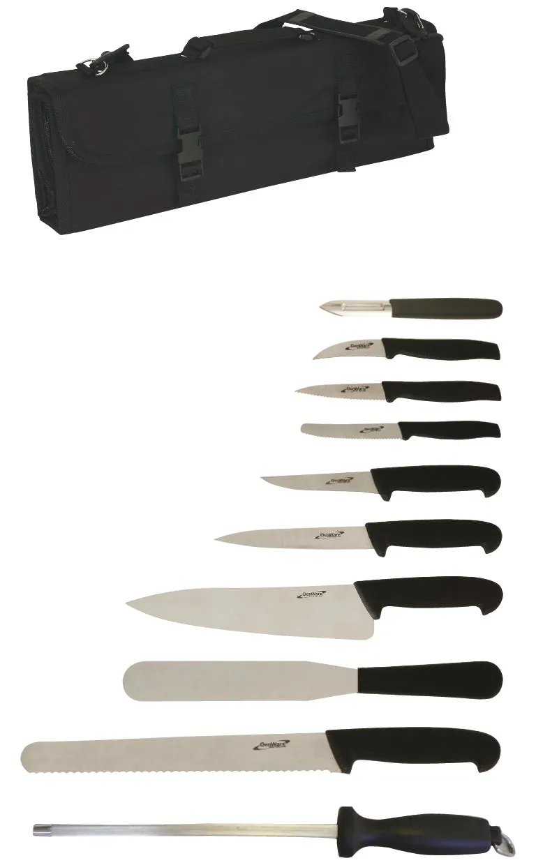 10 Piece Knife Set   Knife Case