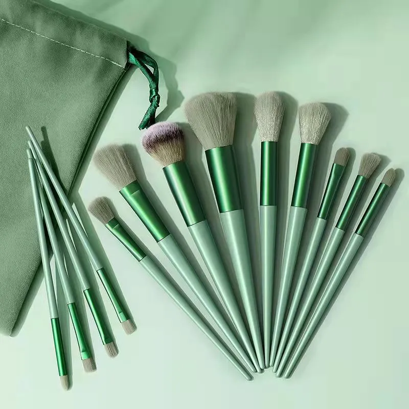 10/13Pcs Soft Fluffy Makeup Brushes Set for cosmetics Foundation Blush Powder Eyeshadow Kabuki Blending Makeup brush beauty tool