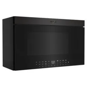 11 Cubic Feet Smart Over-The-Range Microwave With Air Fryer - Black Stainless Finish