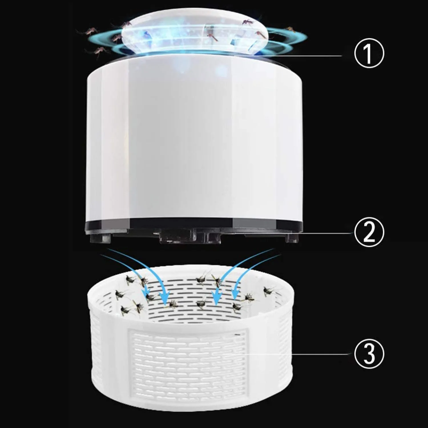 1219A Mosquito Killer Machine Mosquito Killer Trap Lamp Mosquito Killer lamp for Home Electronic Fly Inhaler Mosquito Killer Lamp