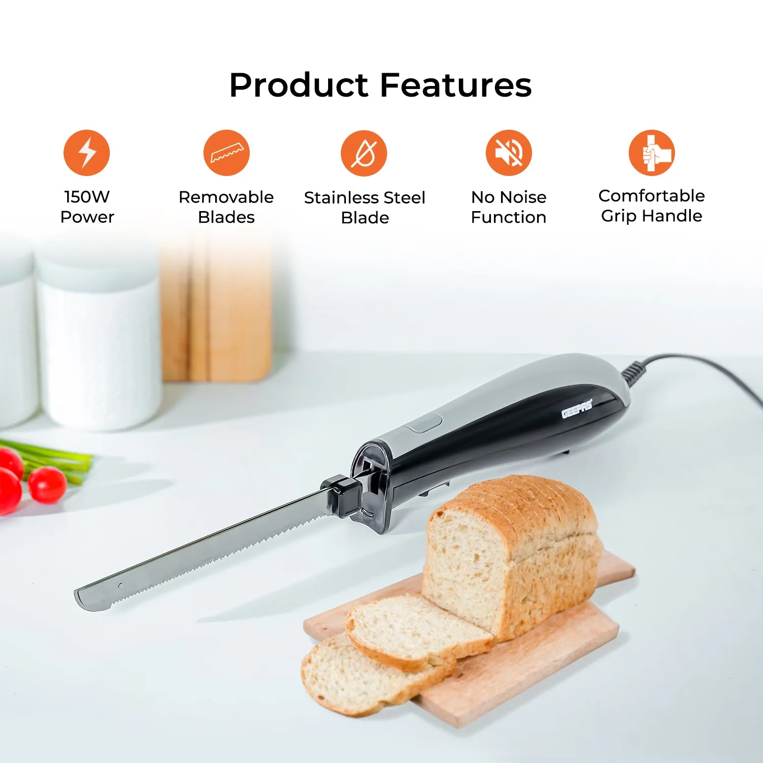 150W Automatic Dual-Blade Electric Carving Knife