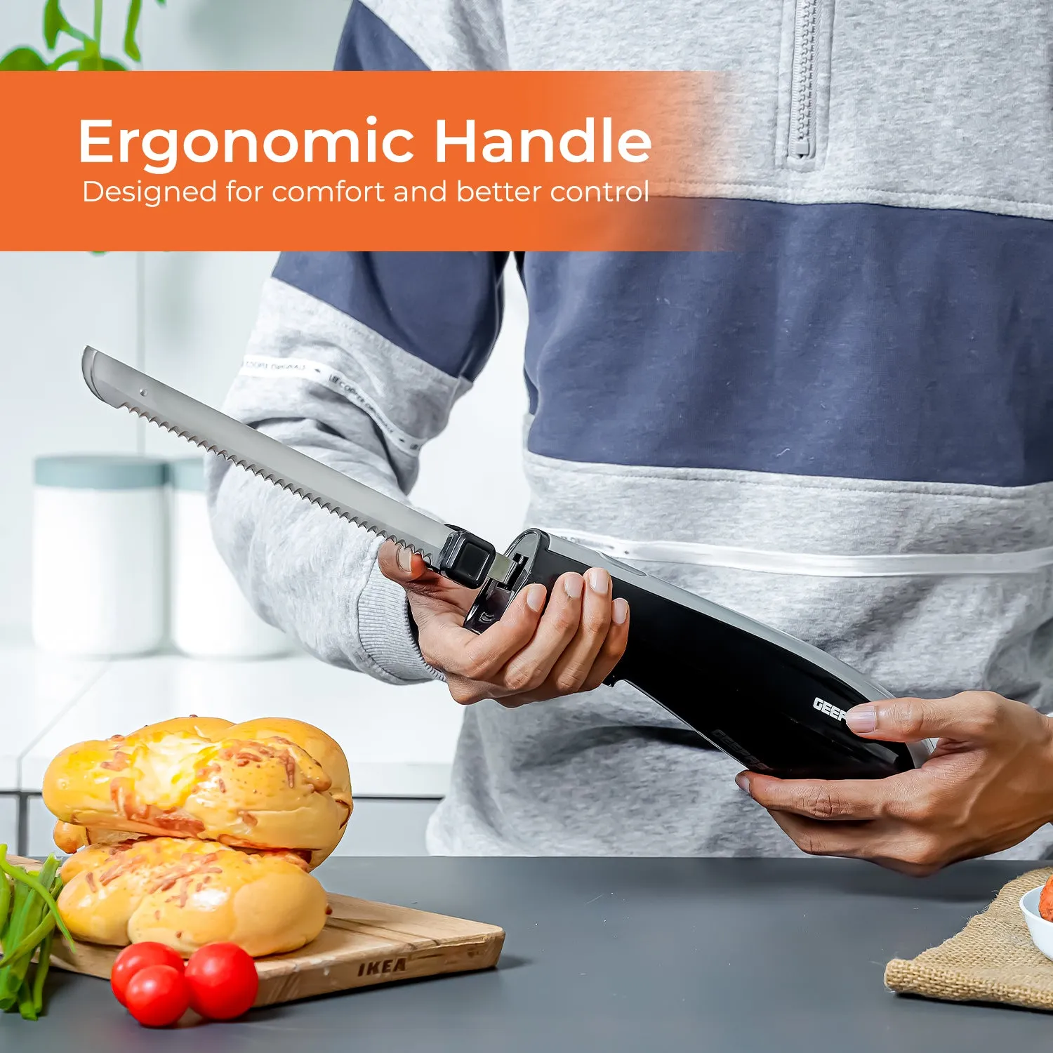 150W Automatic Dual-Blade Electric Carving Knife