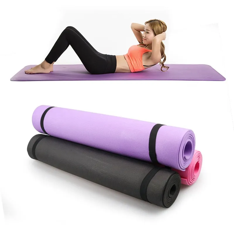 173cm EVA  Yoga Mats Anti-slip Blanket PVC Gymnastic Sport Health Lose Weight Fitness Exercise Pad Women Sport Yoga Mat