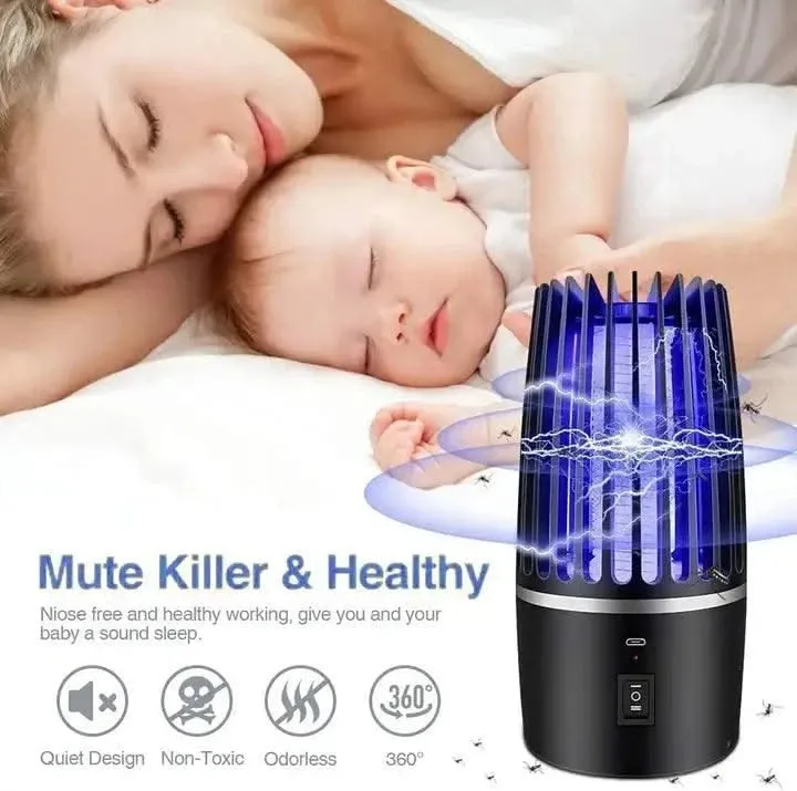 2 in 1 Mosquito Killer Machine for Home with UV Lamp Trap Fly Repellent