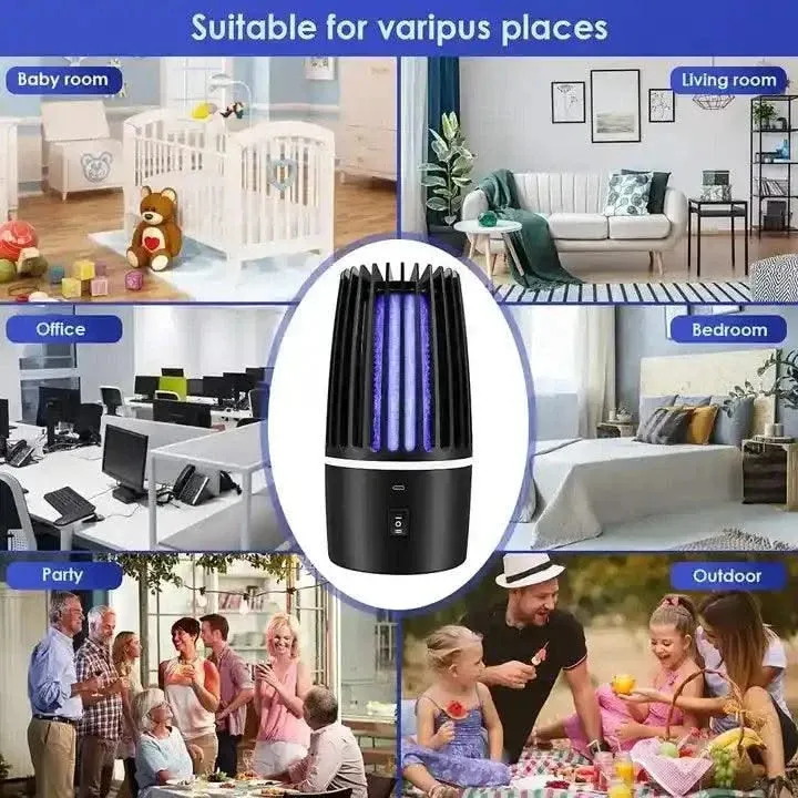 2 in 1 Mosquito Killer Machine for Home with UV Lamp Trap Fly Repellent