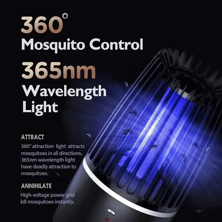 2 in 1 Mosquito Killer Machine for Home with UV Lamp Trap Fly Repellent