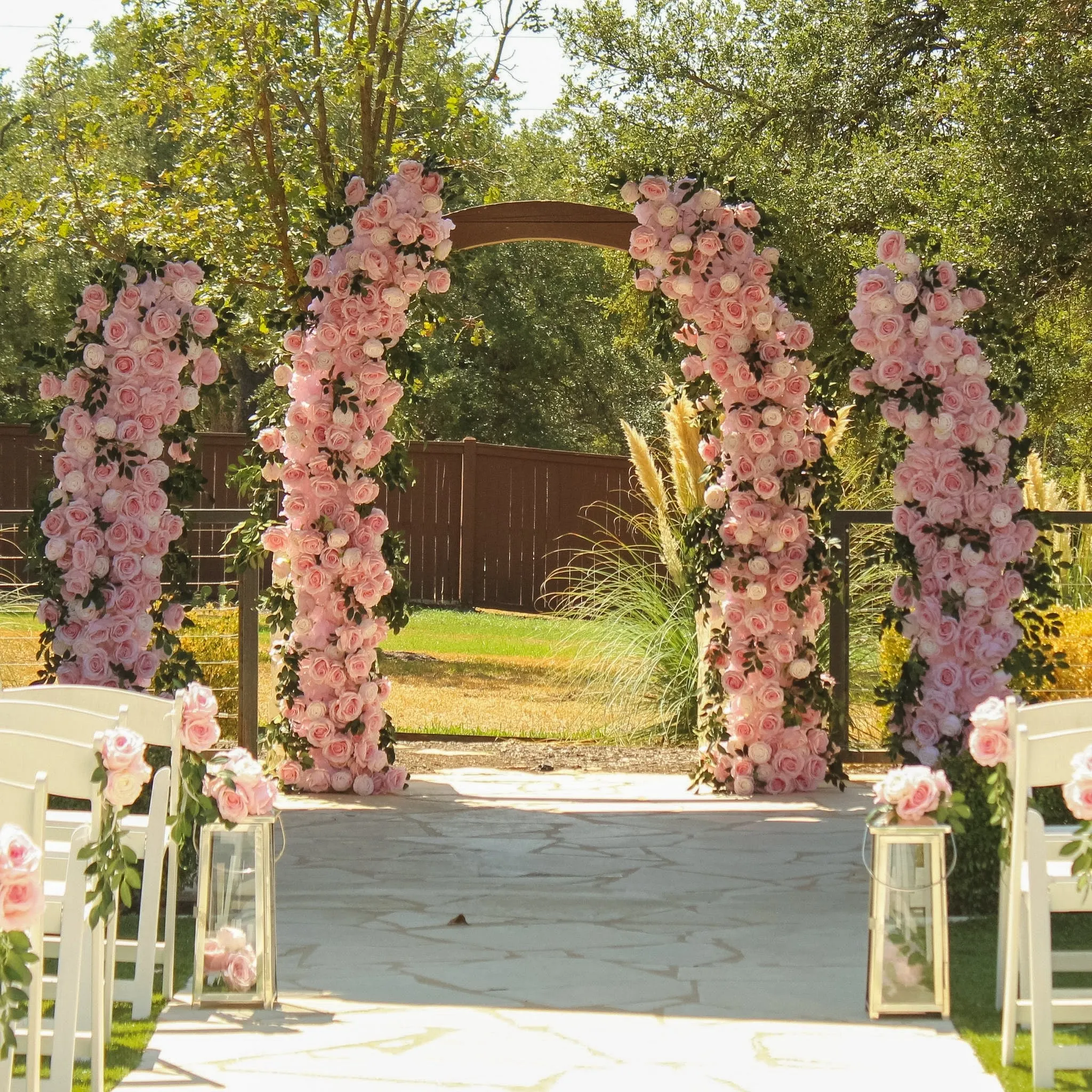 2pc Curved Arch Backdrop Frame Stand