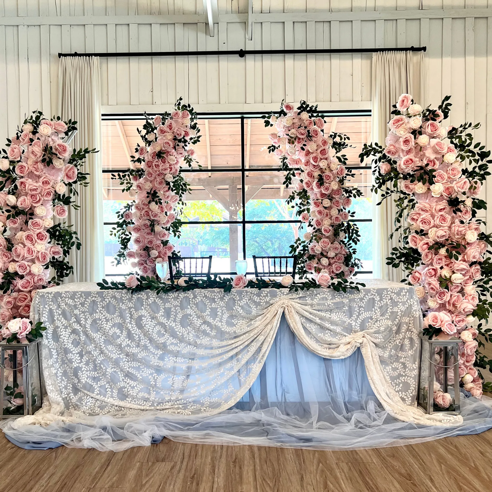 2pc Curved Arch Backdrop Frame Stand