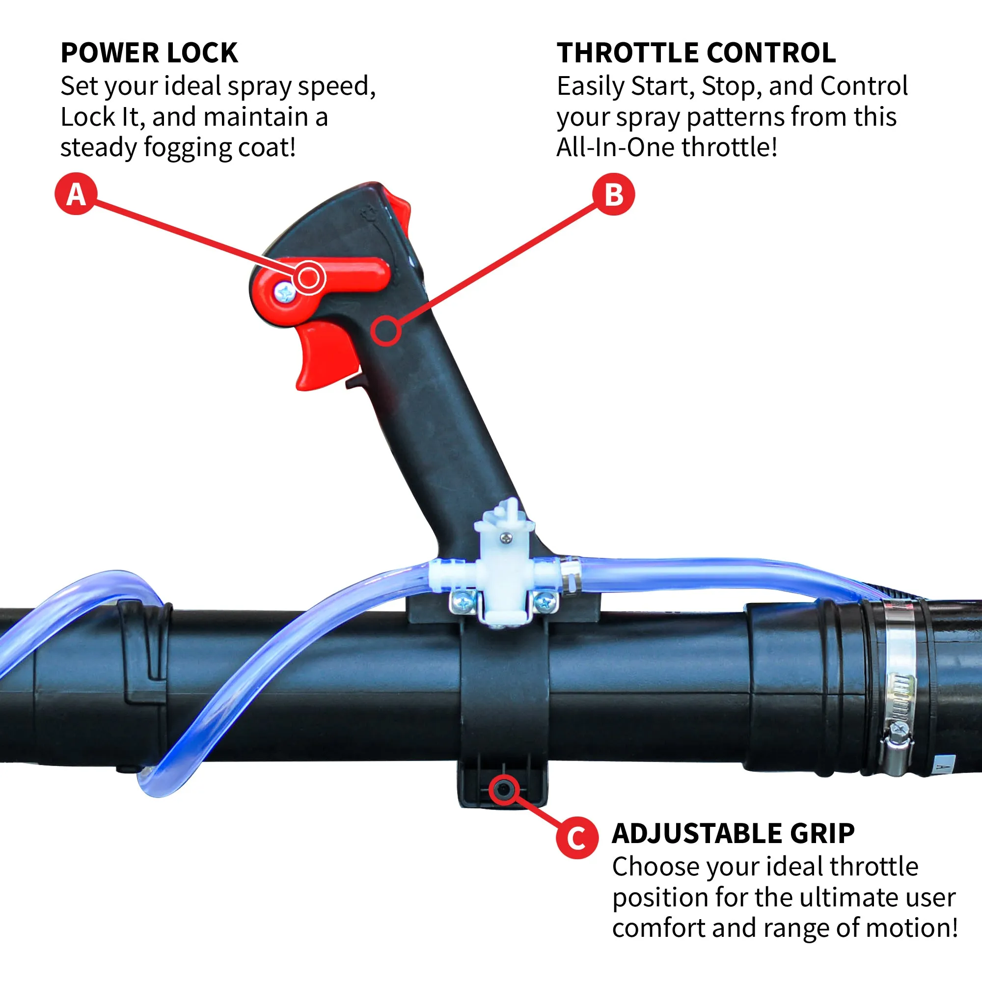 3.7 Gal Turbo Boosted Backpack Mosquito Fogger Leaf Blower for Pest Control