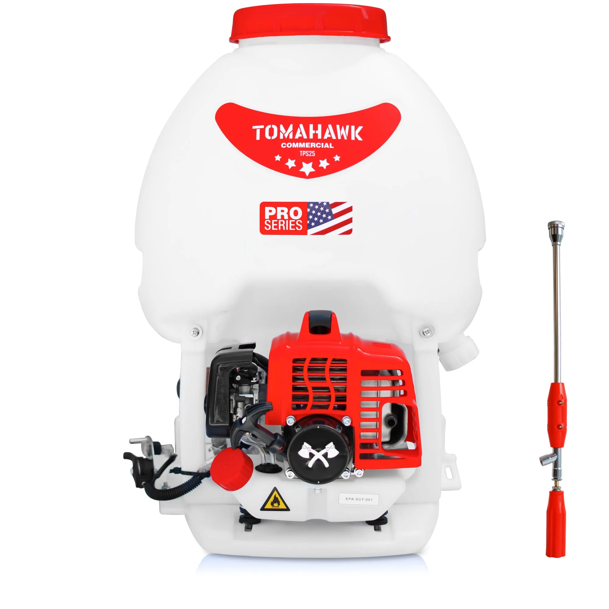 5 Gallon Gas Power Backpack Sprayer with Twin Tip Nozzle for Pesticides