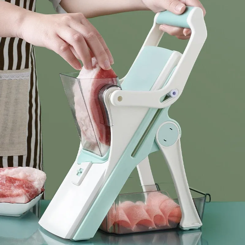 5 in 1 Vegetable Cutter Mandoliner Slicer Manual Chopper