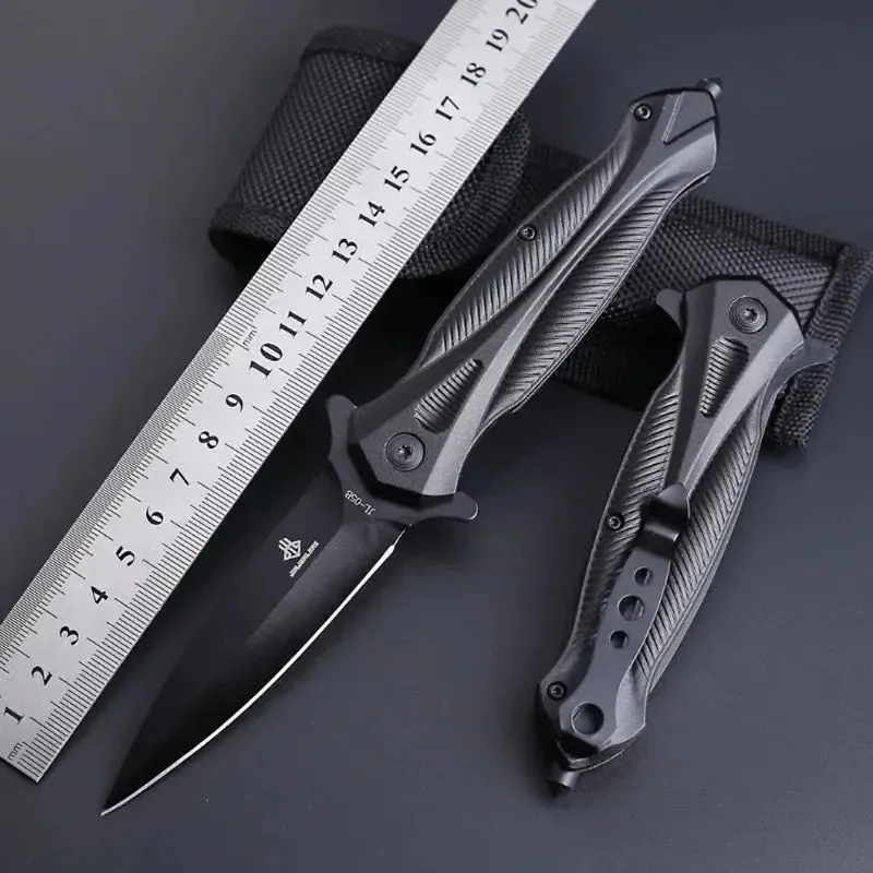 5CR13MOV Pocket Knife Cs Go Survival Hunting Tactical Folding Knife Box Cutter Self Defense Weapons EDC Utility Knives