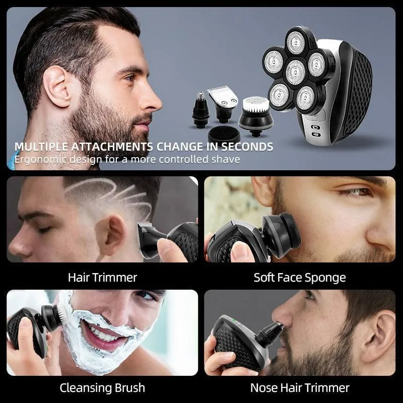 5In1  Electric Shaver for Men Rechargeable Electric Shavers