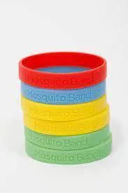 6x Mozzigear Anti Insect Mosquito Kids Wrist Band Repellent Repellant BULK