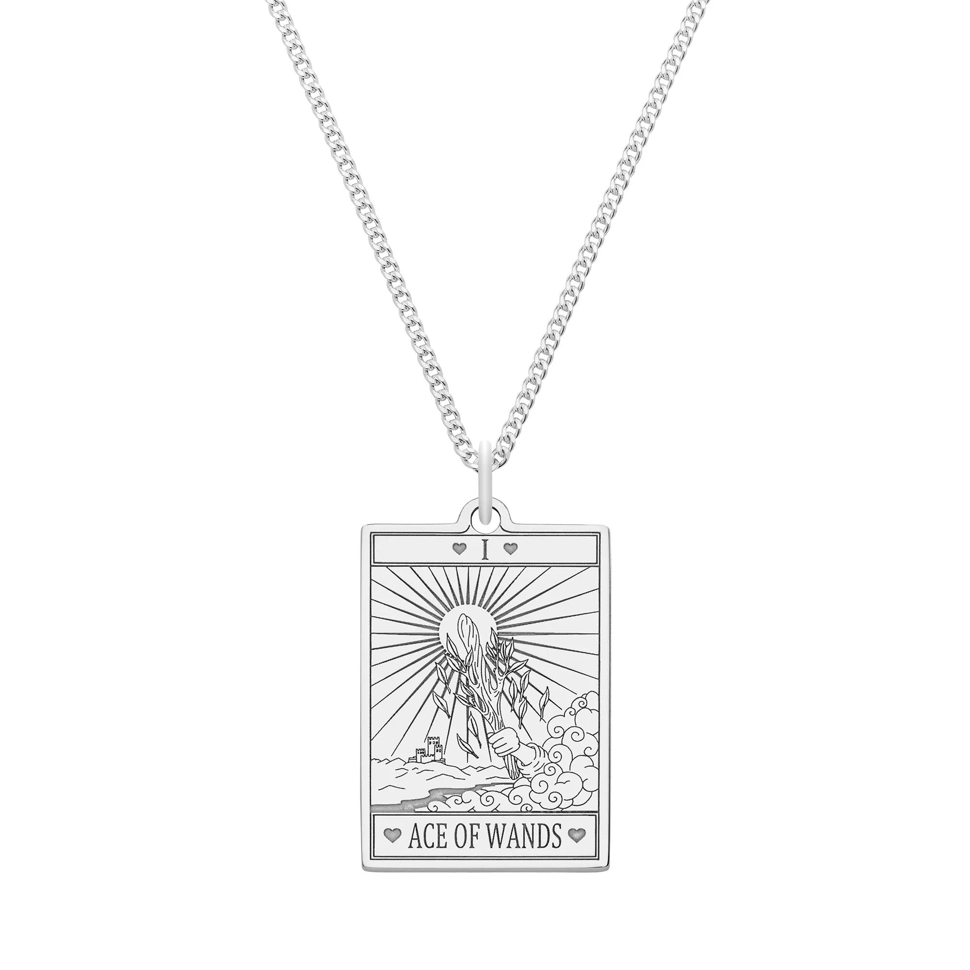 Ace Of Wands Tarot Necklace