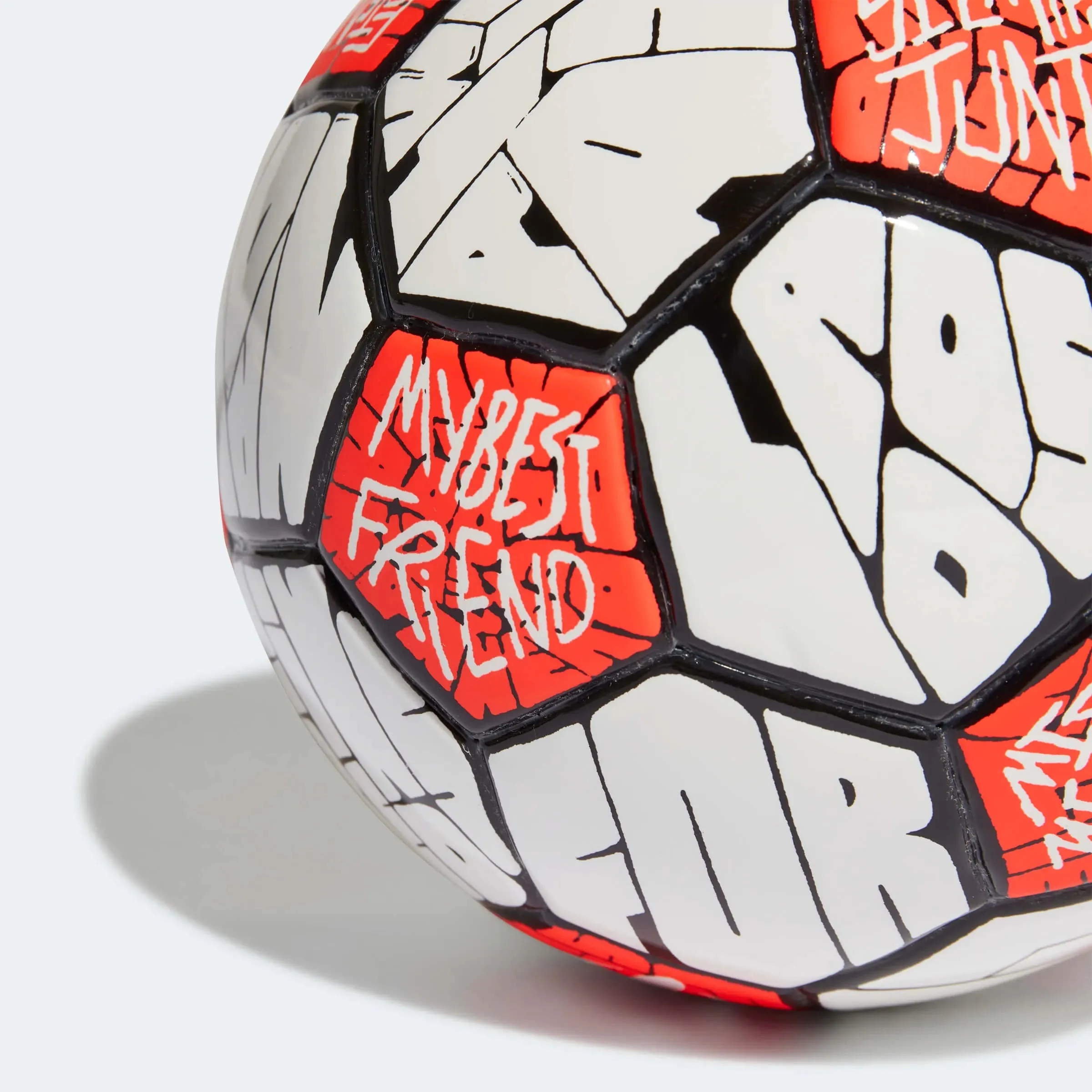 adidas Messi Mini Ball White-Solar Red