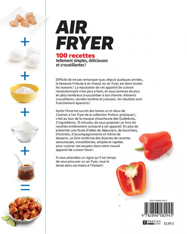 Air fryer 100 recettes tellement simples, délicieuses et croustillantes !