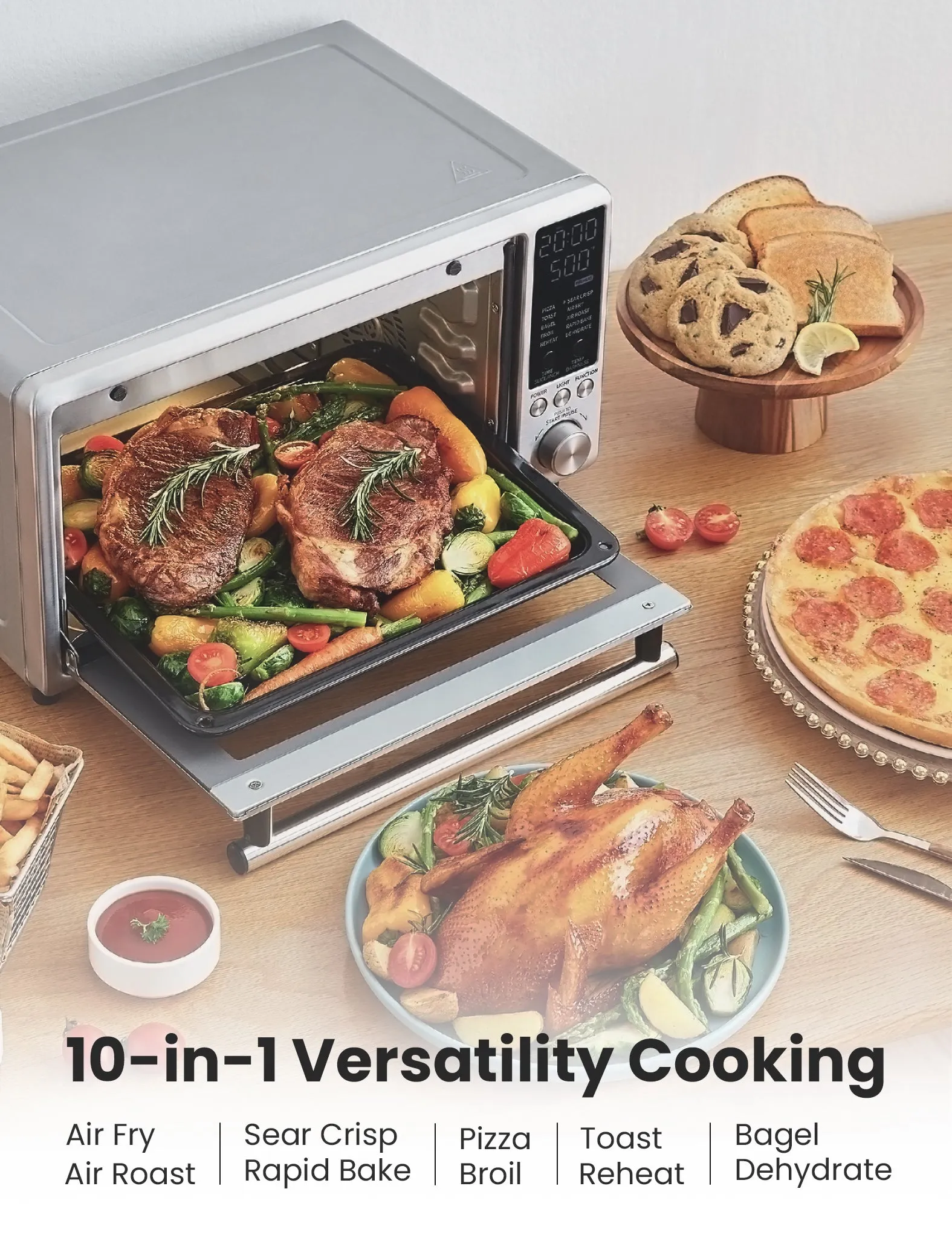 Air Fryer Toaster Oven Combo