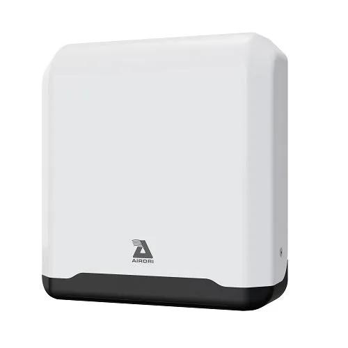 AirDri HDJ-0301A9WHT | PowerDRI Automatic Hand Dryer, White Stainless Steel, High Speed, ADA Compliant, HEPA Filtration