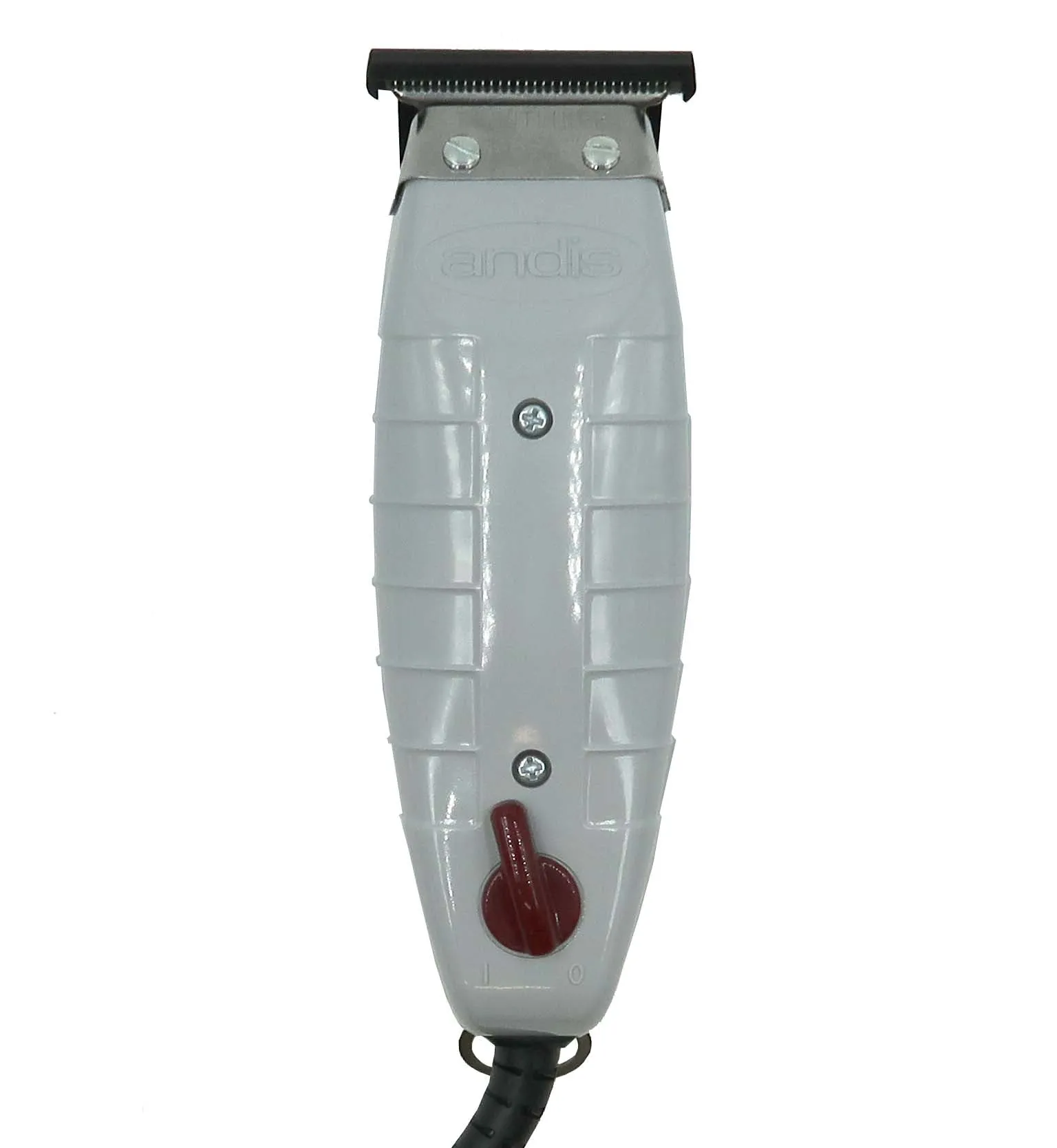 Andis 01690 Professional Fade Master Hair Clipper Silver   Andis 04710 T-Outliner Beard/Hair Trimmer & Apron