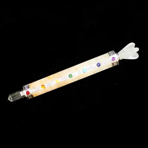 Angel Gemstone Wand - Golden Quartz