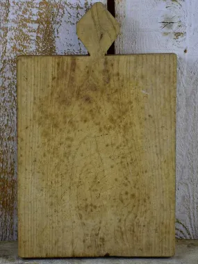 Antique chunky French cutting board 14½"