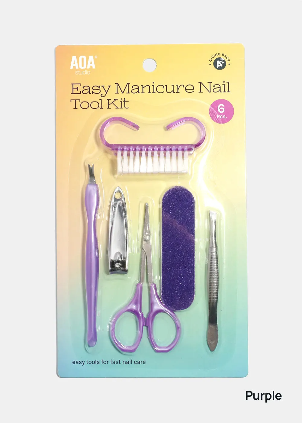 AOA Studio Easy Manicure Nail Tool Kit