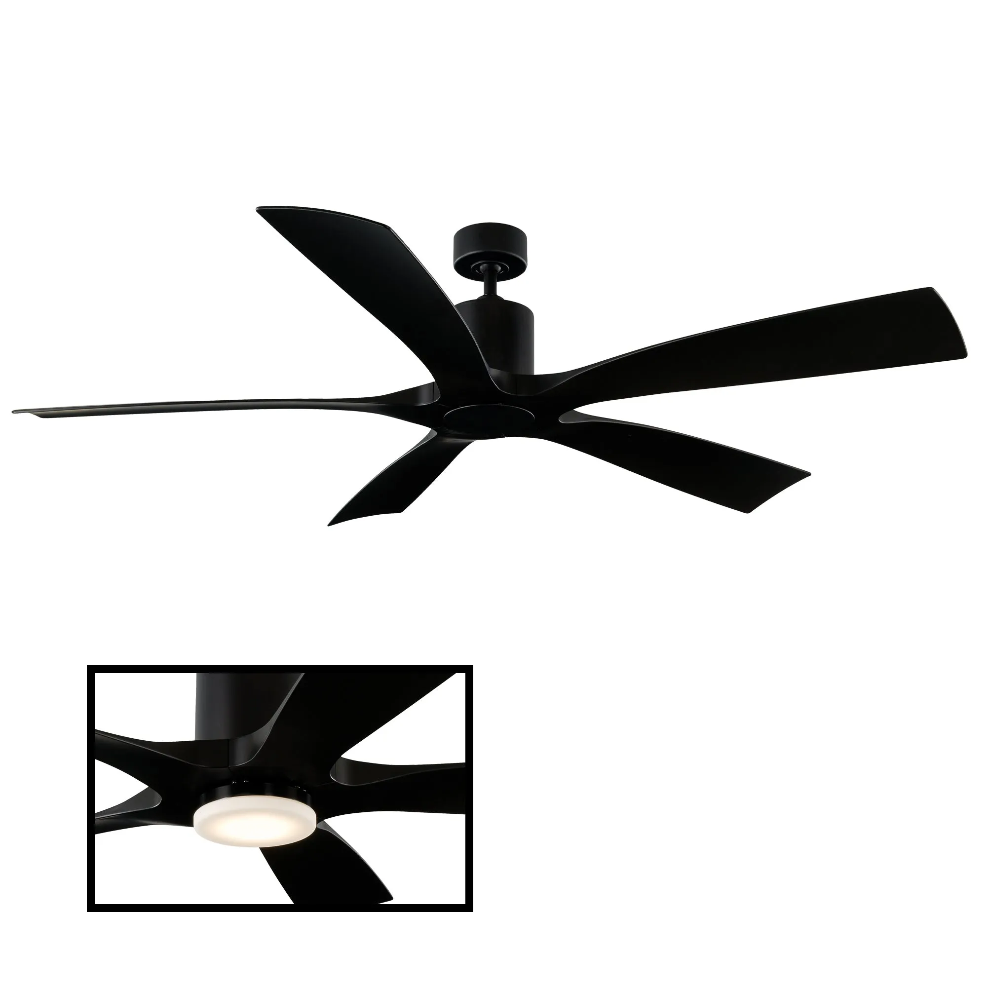 Aviator Indoor/Outdoor 5-Blade 70" Smart Ceiling Fan with Remote Control