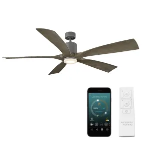 Aviator Indoor/Outdoor 5-Blade 70" Smart Ceiling Fan with Remote Control