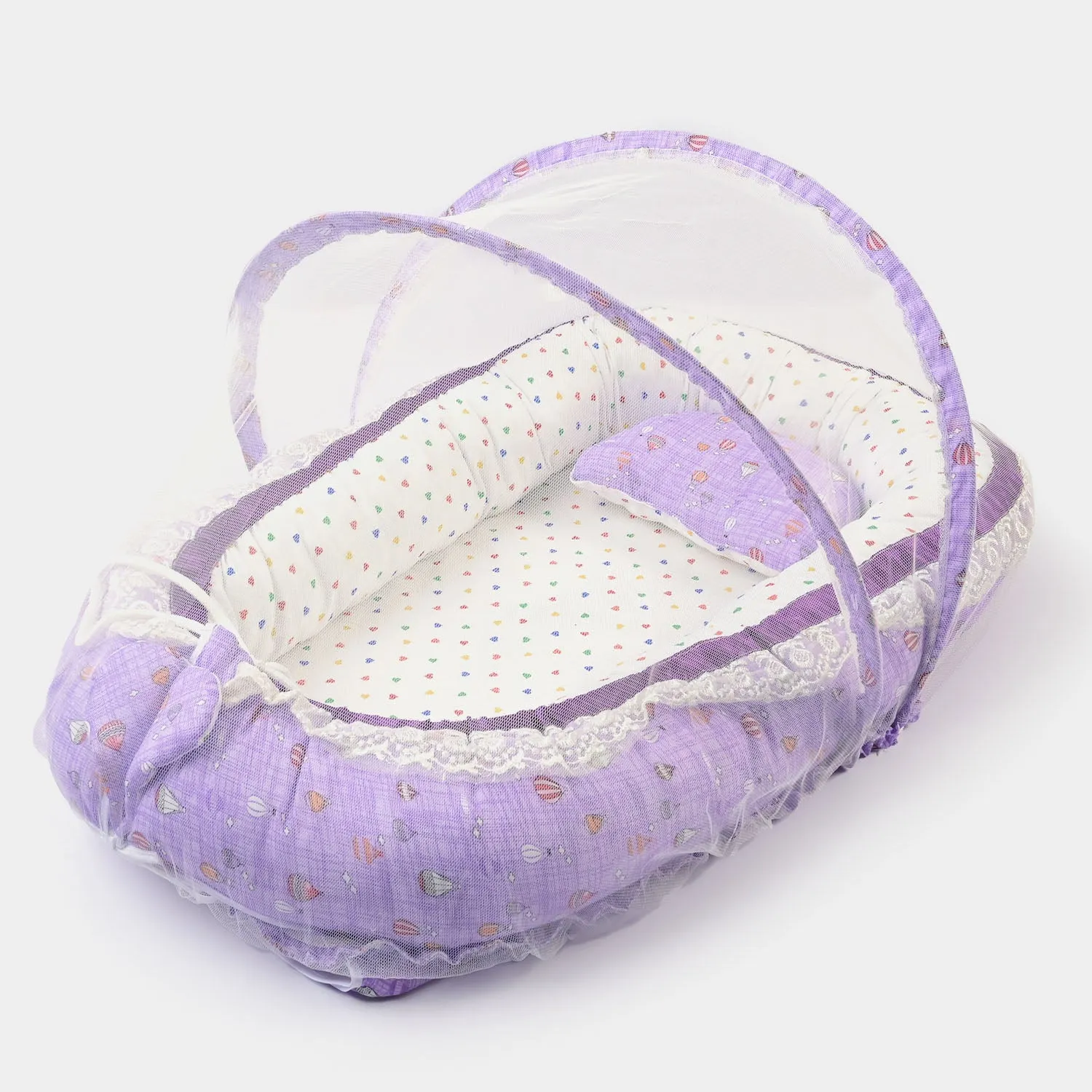 Baby Snuggle Bed Set 9pcs | Purple