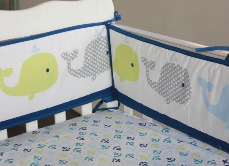 Baby Whale - Baby Bumper Set