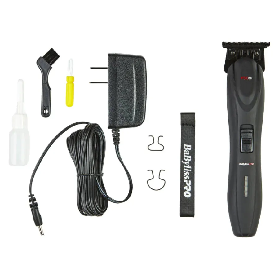 BaBylissPRO FX3 Professional High Torque Trimmer - Black