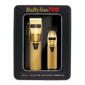 BaBylissPRO Gold FX Lithium Duo Clipper & Trimmer Set