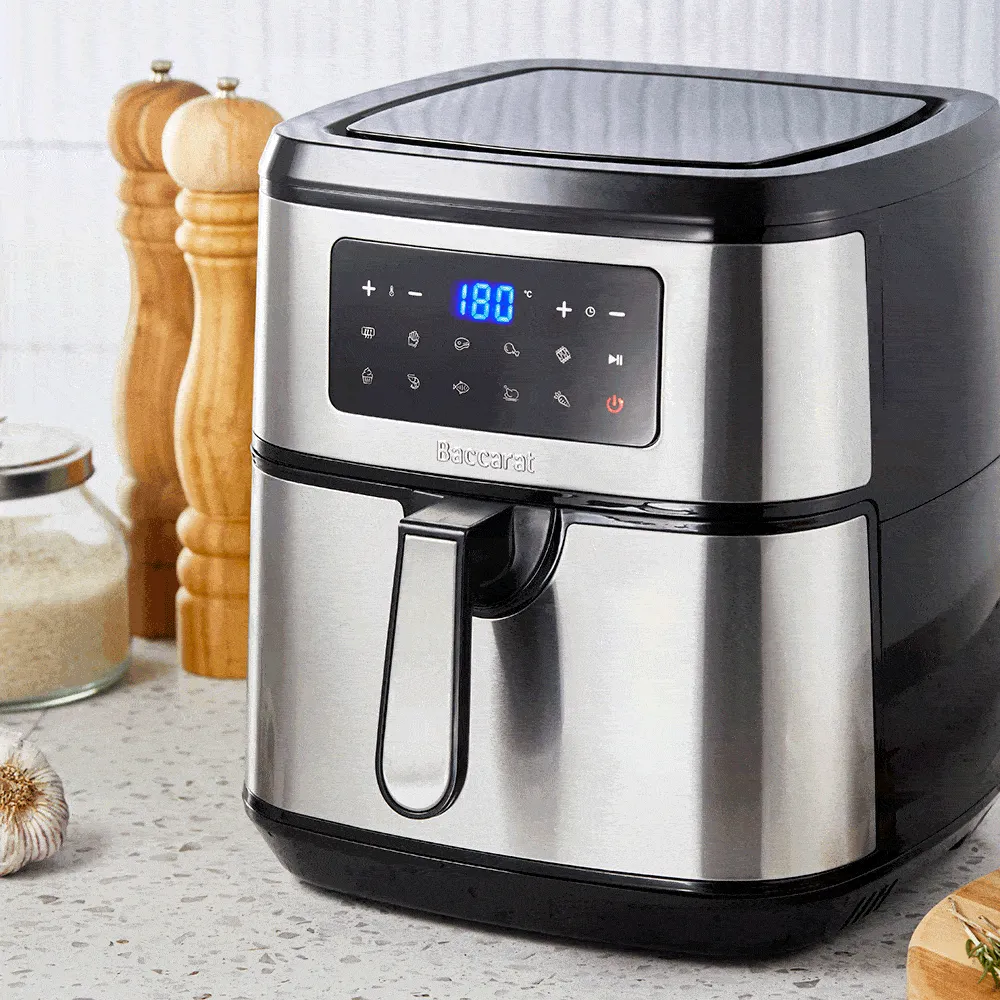 Baccarat The Healthy Fry 9L Air Fryer Silver