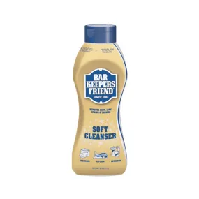 Bar Keepers Friend 11624 Soft Cleanser, 26 oz Bottle, Liquid, Lemon, Orange, White