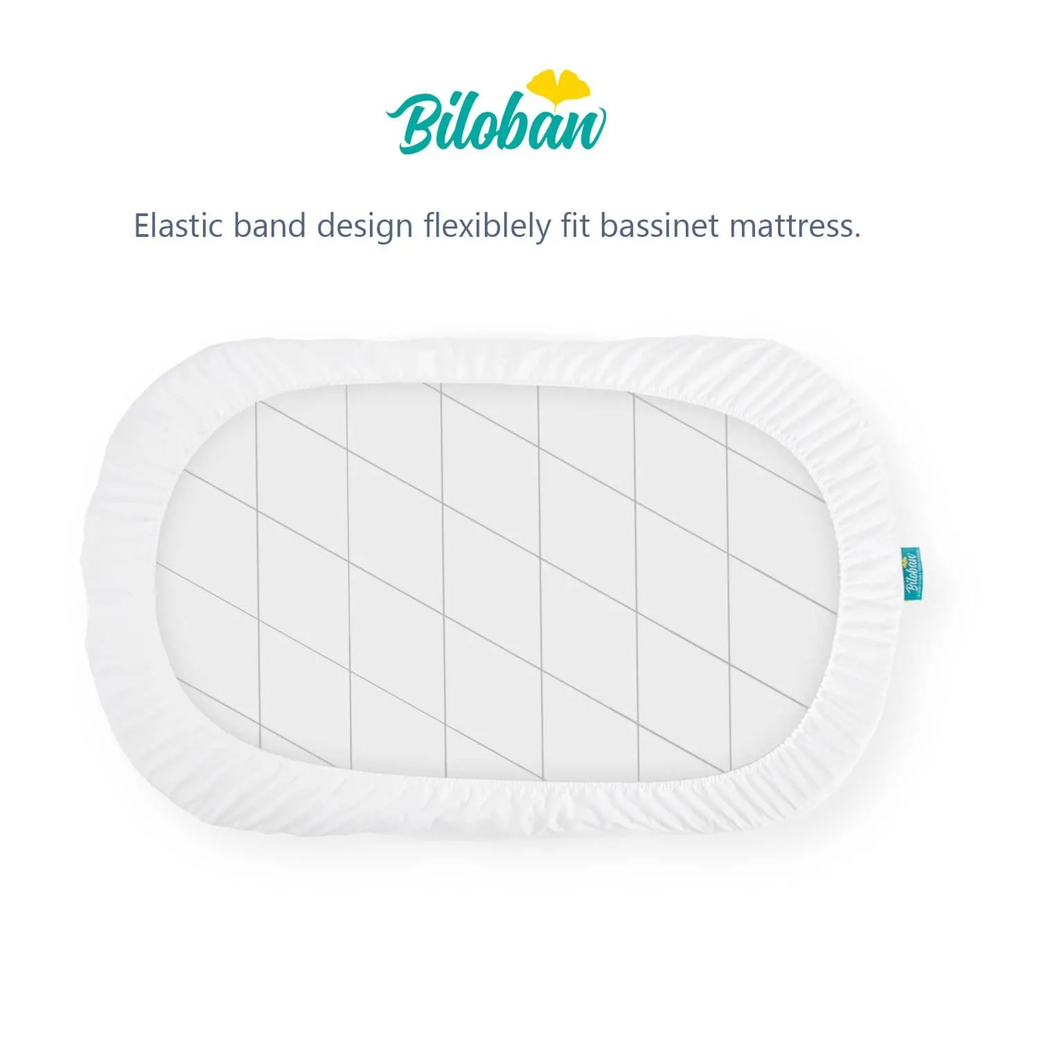 Bassinet Mattress Pad Cover - Fits Halo BassiNest Swivel, Flex, Glide, Premiere & Luxe Series Sleeper, 2 Pack, Bamboo, Waterproof