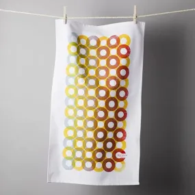 Bay View Printing Just Circles Tea Towel