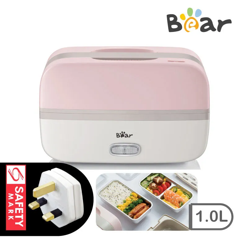 Bear Lunch box Electric Lunch Box 1.0L Electric Multi Pot/  Mini Rice Cooker (DFH-B10J2)