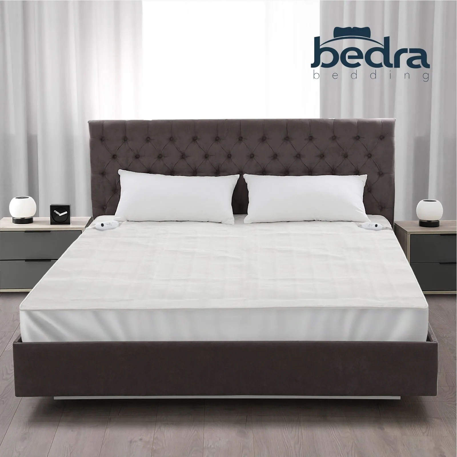 Bedra Electric Blanket Heated Fully Fitted Pad Winter Warm Underlay King