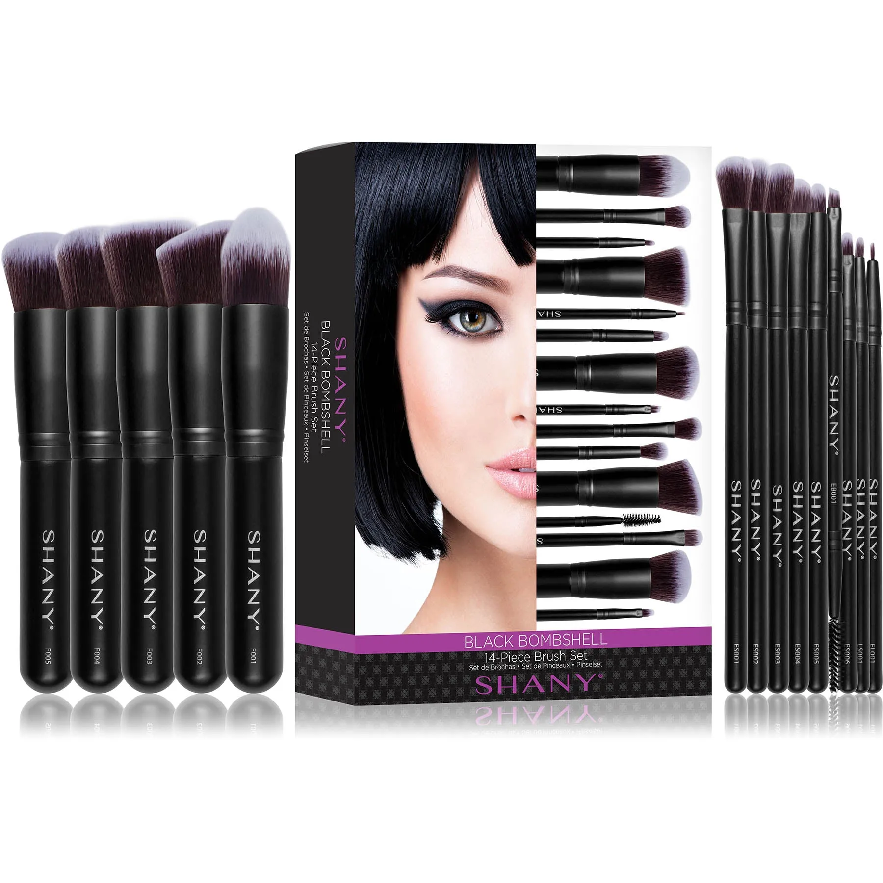 Bombshell 14-Piece Makeup Brush Set