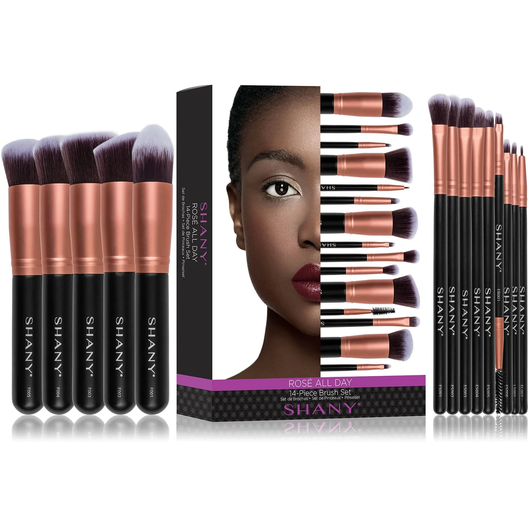 Bombshell 14-Piece Makeup Brush Set