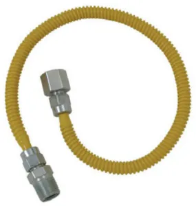 BrassCraft CSSL54-48-P SL Series Stainless Steel Gas Connector, 48"