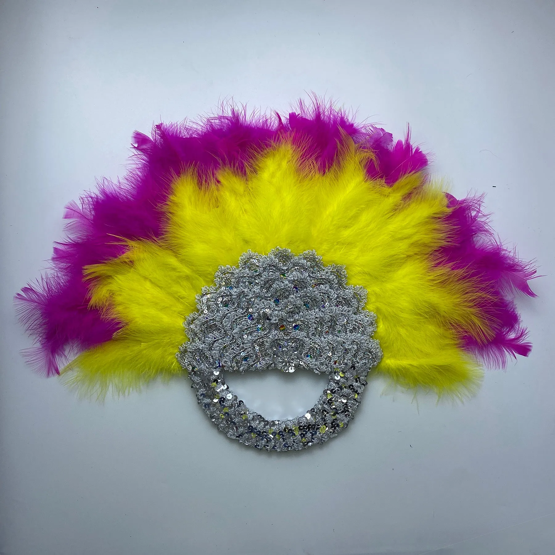 Bridal Turkey Nigerian Feather Fans for Wedding Party