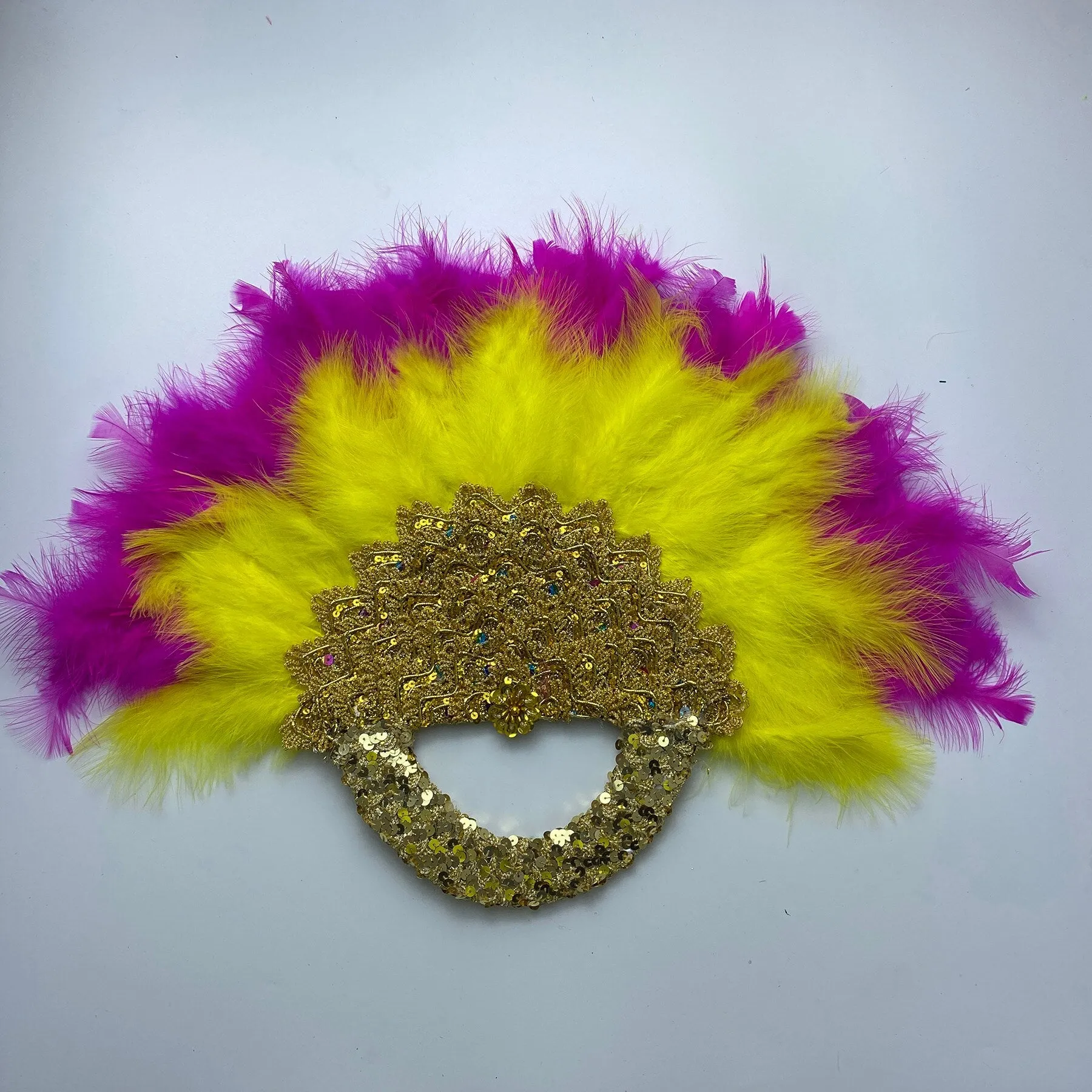 Bridal Turkey Nigerian Feather Fans for Wedding Party