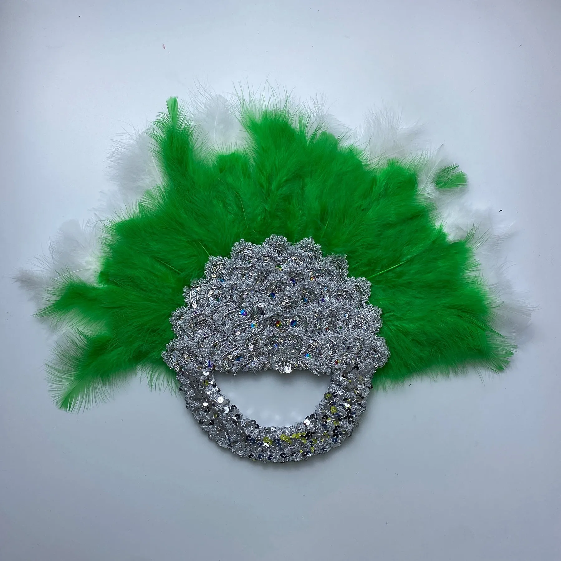 Bridal Turkey Nigerian Feather Fans for Wedding Party