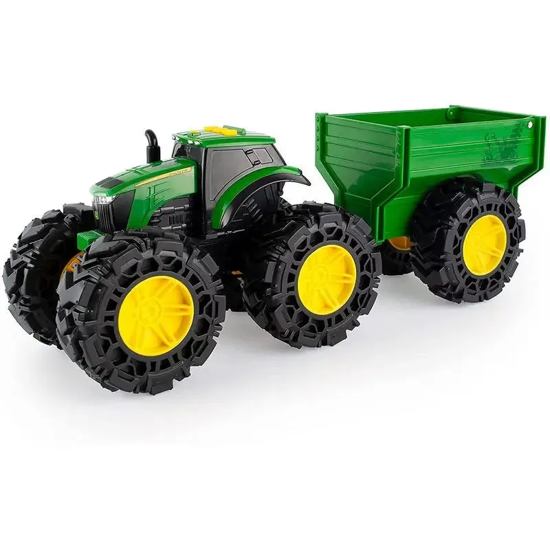 Britains John Deere Monster Truck Lights N Sounds Tractor & Trailer