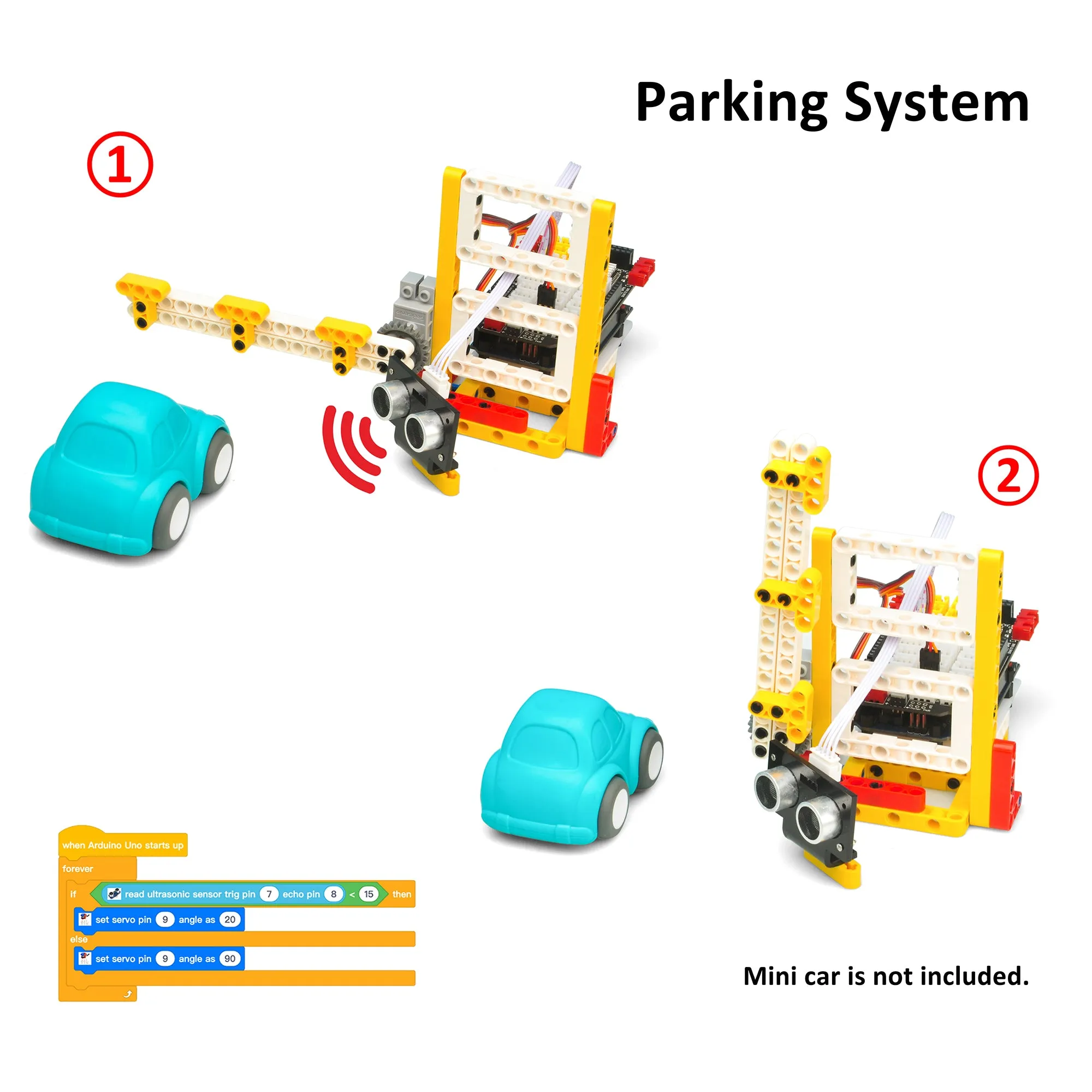 Building Block Graphic Robot Learning Kit for Arduino