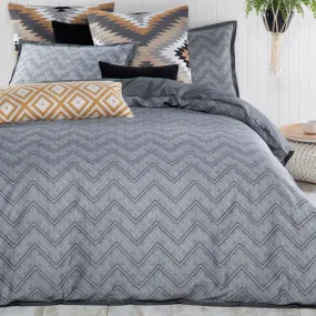 Charcoal Asha Quilt Cover Sets