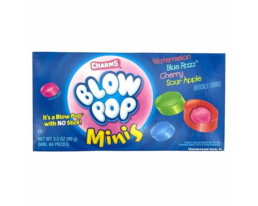 Charms Blo Pop Minis 3.5 oz. Theater Boxes