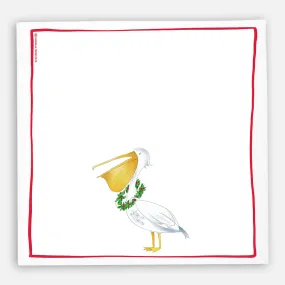 Christmas Pelican Kitchen Towel